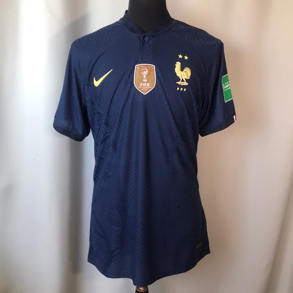 France Nike Home Jersey 2022/23 Fifa World Cup Slim Player Fit 2XL - Picture 1 of 14